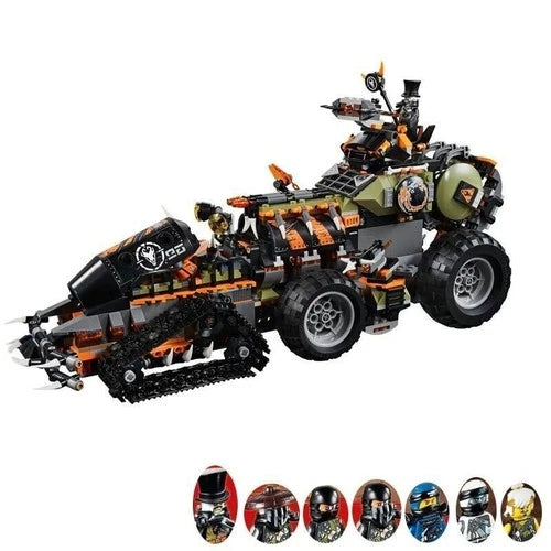 1179PCS Ninja Series 70654 Building Blocks With Figures Truck Bricks MOC Toy