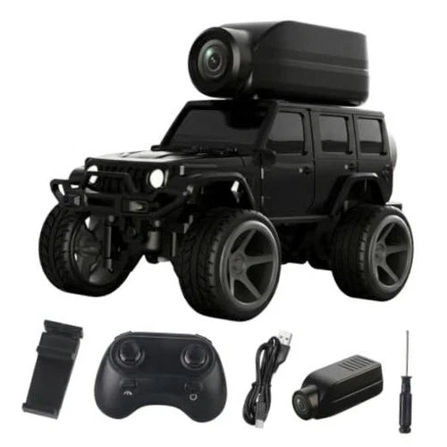 1:64 Mini FPV RC Car with HD Camera & Alloy Remote Control Truck