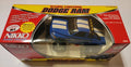 Vintage Nikko 1/24 Blue White Dodge Ram 49 MHz R/C Truck Remote Control NIB