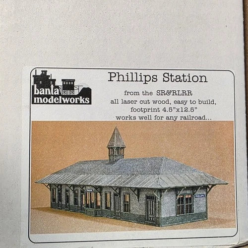 Banta Model Works 2099 HO Phillips Station Building Kit