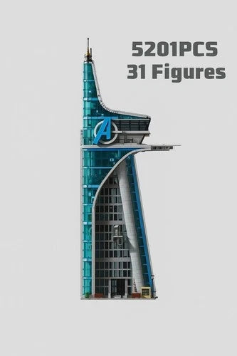 5201 PCS Super Hero Tower Building Blocks Set Large City Model Kit No Box