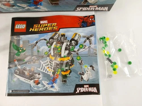 Lego 76059 Marvel Spider-Man DOC OCK's TENTACLE TRAP Building Toy Set COMPLETE!