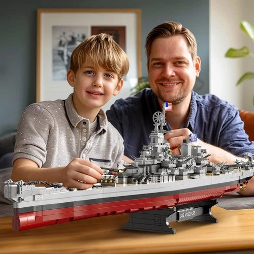 Toy Battleship Building Set 60011, Classic Creative Military Missouri Battles...