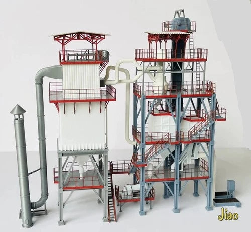 HO Coal Mine Quarry Model Industrial Buildings Factory Railway Scene Model Kit