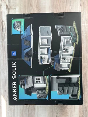 Anker Solix E10 Power Brick Building Block House - Lights Up - 1400pc - Pan Tasy