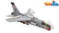 MOC Vought F-8 Crusader USMC Marine Corps series building blocks Model gift