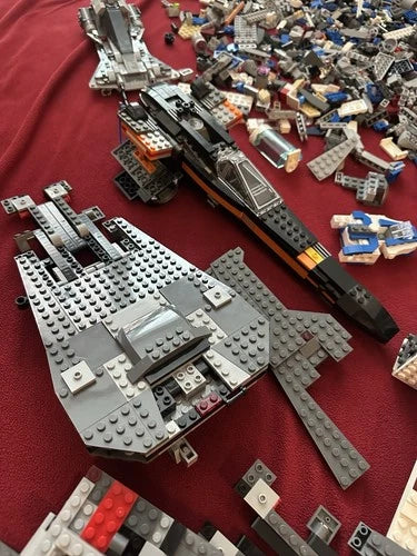 Massive Lego Star Wars Collection Prebuilt ships and more!