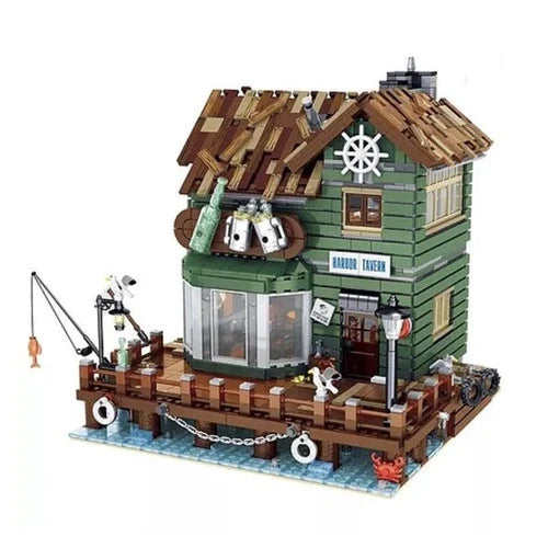 Harbortown Tavern Modular City Building Blocks Set General Jim's Toys & Bricks