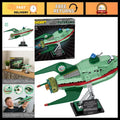 Futuristic Planet Express Ship Building Kit - 382-Piece Sci-Fi Model for Collect