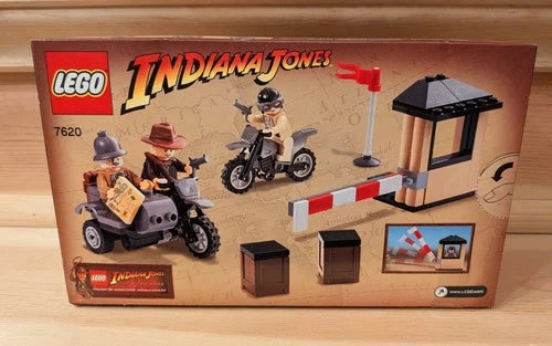 MEOW Indiana Jones: Indiana Jones Motorcycle Chase (7620) Rare New Sealed