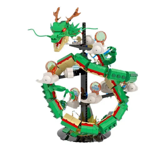 Dragon Ball Z Shenron Eternal Divine Dragon Building Blocks LEDBrick Set 1826Pcs