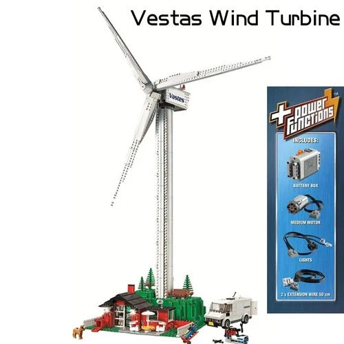 844pcs Vestas wind turbine Building Blocks Fit 10268 Brick Model Toy