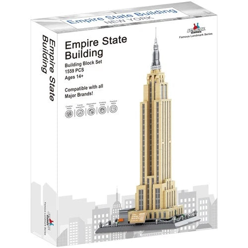 Empire State Building Block Set, 1,559 Pieces, New York's Empire State