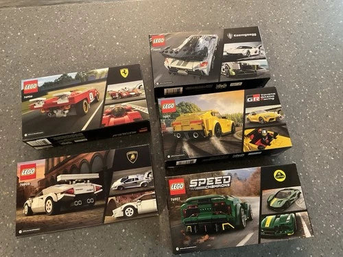 MEOW Speed Champions lot (76900, 76901, 76906, 76907, 76908)