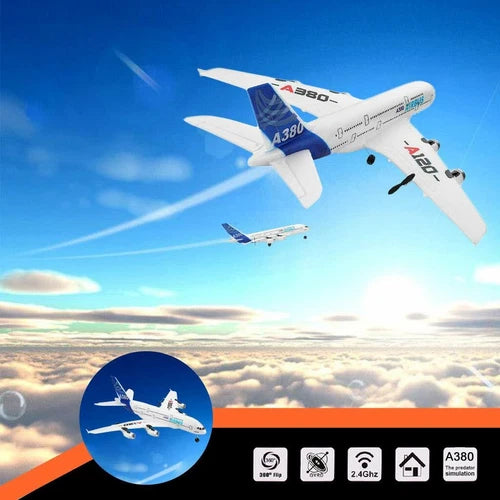 New A380 Airplane 2.4G 3Ch Fixed Wing Outdoor A120-A380 RC Plane Toys