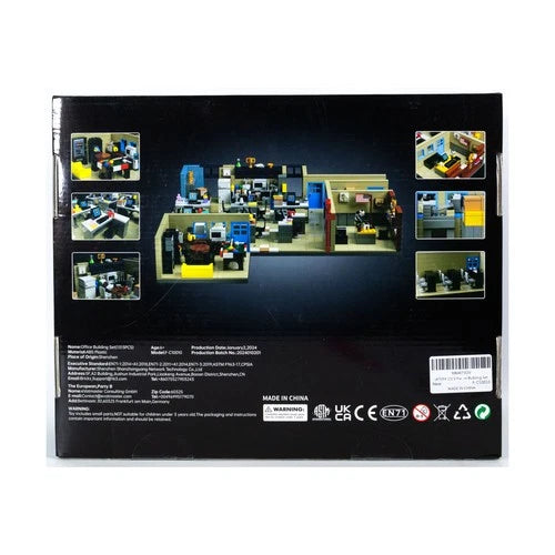 ZilinToys Building Blocks Office Building Set - 99th Precinct Fair/NM