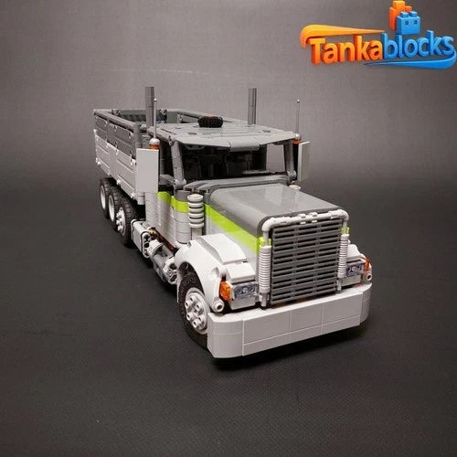 MOC Freightliner Classic Dump Truck Building Blocks Toys Set gift 1747 pcs