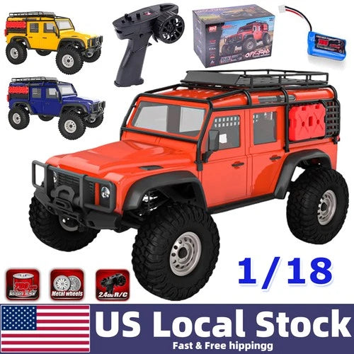 4WD Off-Road 2.4G Remote Control 1/18 Remo RC Rock Crawler Truck with Diff-lock