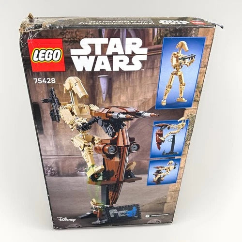 LEGO 75428 Star Wars Battle Droid w/ STAP 1088 Pzs/ Damaged Box