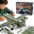389-Piece Metal Model Airplane Building Kit - Perfect STEM Gift for Ages 8-14