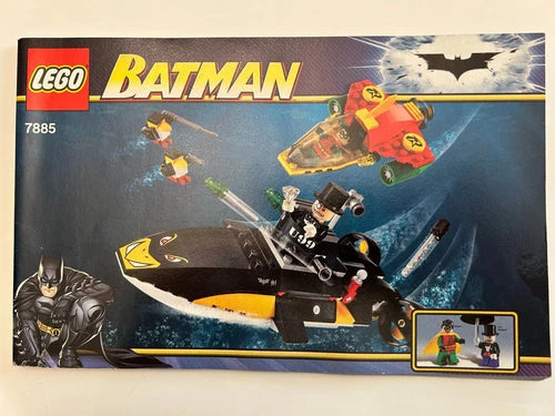 LEGO Batman: Robin's Scuba Jet: Attack of the Penguin (7885), BUILD ONLY!