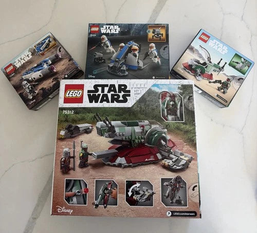 MEOW Star Wars SETS (75312) (75359) (75344) & (75391) Lot of 4