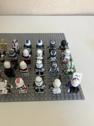 CUSTOM LEGO Star Wars Minifigure Lot (Clone Troopers & Droids)