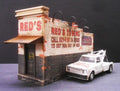 1/24th Scale Model Car Diecast Diorama Building Kit Red's Towing Garage + Decal