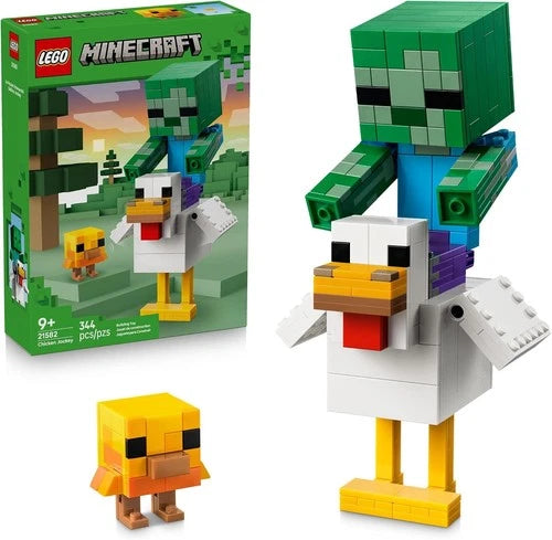 LEGO® Minecraft: Chicken Jockey (21582) – 344 Pieces Building Set
