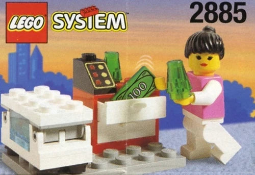 Lego Town 2885 Ice Cream Seller New Sealed - Classic Town Girl Female