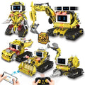 5-in-1 STEM Robotics Building Kit, App & Remote Control Programmable Engineer...