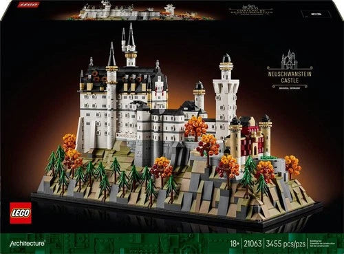 New MEOW Architecture Neuschwanstein Castle Building Set (21063)