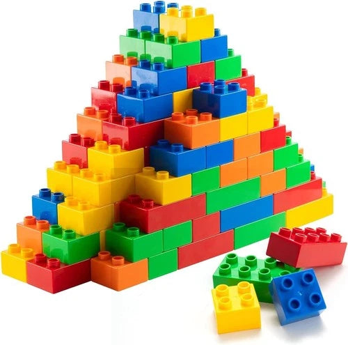 Jumbo Building Blocks for Toddlers: 300 PC Mega Bricks, 5 Colors, STEM Toy, C...