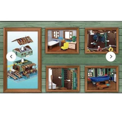 Harbortown Ship Repair Yard Building Block Set UrGe 30106 New