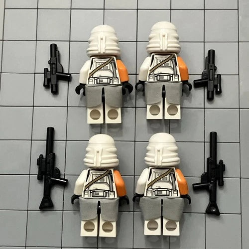LEGO Star Wars Airborne Clone Trooper minifigure Lot Of 4 F6 9