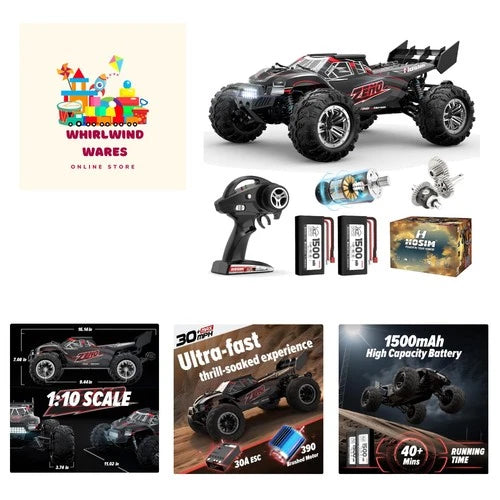 1/10 RC Car for Adults & Boys 48+KMH, Electric Remote Control Car High Speed ...