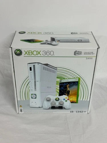 MEGA Showcase Microsoft Xbox 360 Collector Building Set ~ New Sealed