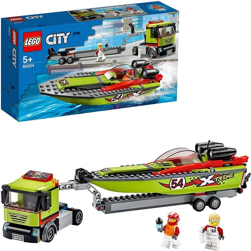 Lego City 60254 RACE BOAT TRANSPORTER New Sealed