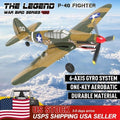 US Volantex P40 Warhawk RC Airplane 2.4G 4CH 6-Axis Gyro Aerobatic Fighter Plane