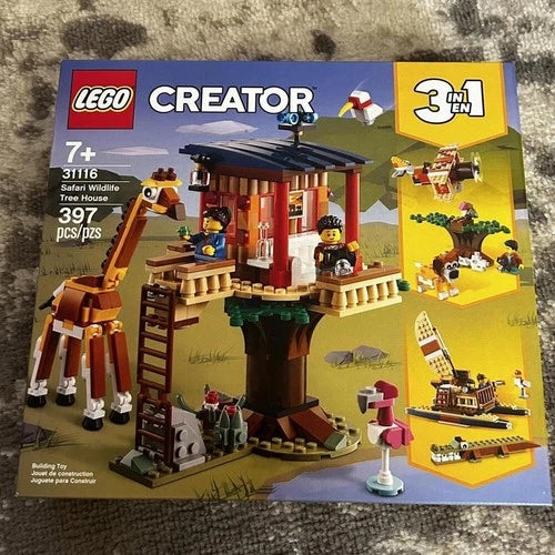 Lego Creator 3 in 1 Safari Wildlife Tree House Building Set (NEW)