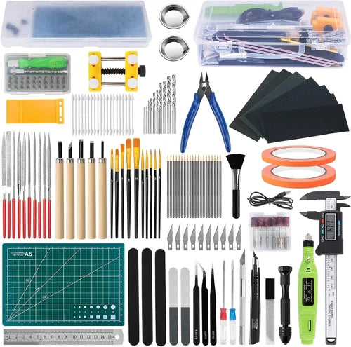 Gundam Tool Kit, 192 Pcs Professional Model Tool Kit for Gundam, Modeling Tools