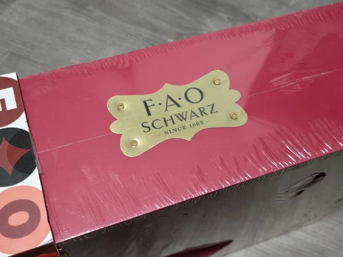 FAO Schwarz Solid Natural Wooden Blocks Wood Create a Castle 60 Pieces - New