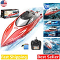 H120 RC Racing Boat 20+ MPH, Self-Righting, Rechargeable, Kids Adults Gift