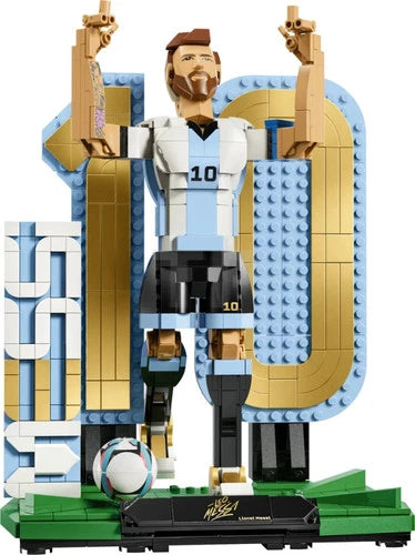 LEGO Editions Lionel Messi 66818 Building Set Soccer Collectible Sports Décor