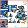 STEM Robot Building Kit 596 Piece 5 in 1 Remote Control App Coding