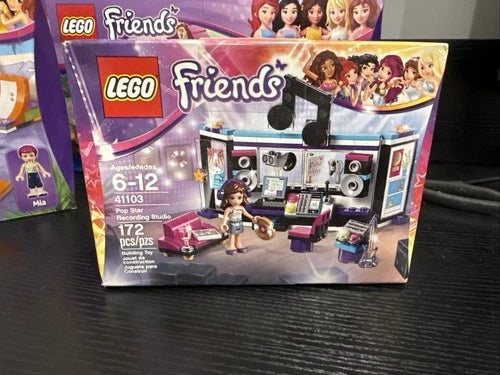 LEGO Friends: Amusement Park Recording Studio Heartlake 4 Set Lot