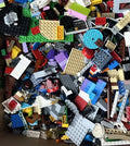 MEOW 20 lbs Pounds Random Parts Pieces Building Plates Blocks Washed Bulk Lot.