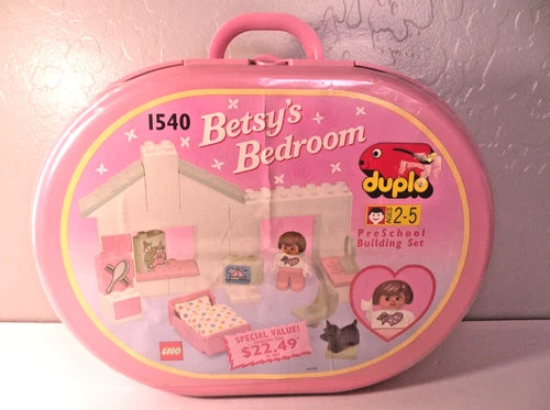 Betsy's Bedroom LEGO DUPLO #1540 Preschool Building Set 1993 NEW NIB SEALED