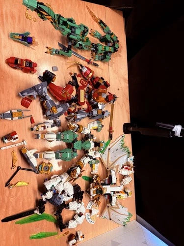 LEGO NINJAGO Bulk Parts Lot from NINJAGO Mechs And Dragons- Incomplete Sets
