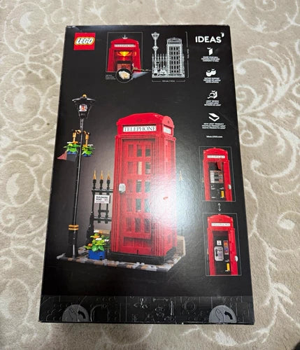 MEOW Ideas Red London Telephone Box 21347 Building Set 1460 pcs 18+